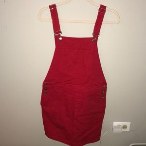 Forever 21 Red Jean Dress
